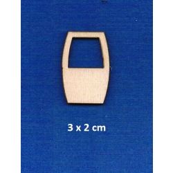 SKLEJKA #3mm  Zawieszka 3x2cm , haczyk do obrazka , do ramki / uchwyt do obrazka / zawieszka drewniana / BECZKA / zawieszka ze sklejki #3mm / 5550
